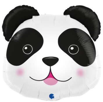 XL Folienballon Figur - Panda, Kopf - 74cm